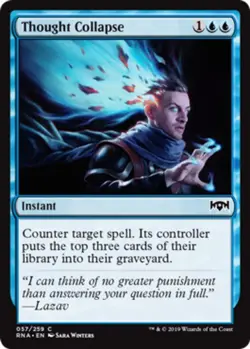 [1x] Thought Collapse - Foil Near Mint, English Ravnica Allegiance MTG Magic - Image 1