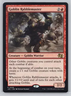 Goblin Rabblemaster R Foundations Jumpstart 558 NM - Image 1
