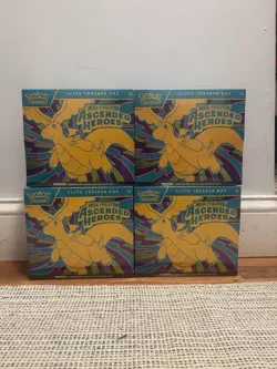 Pokemon TCG Ascended Heroes ETB Elite Trainer Box LOT of 4 ETB's - Image 1