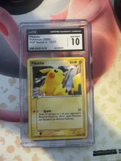 CGC GEM MINT 10 - 2006 Pokemon Pikachu 013/017 POP Series 4 Regular - Image 1