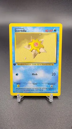 Pokemon GERMAN Base Set 1st EDITION Staryu (Sterndu) 65/102 Near Mint!! - Image 1