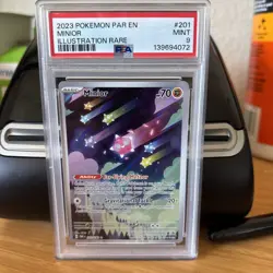 2023 POKEMON PAR EN-PARADOX RIFT ILLUSTRATION RARE #201 MINIOR PSA 9 - Image 1