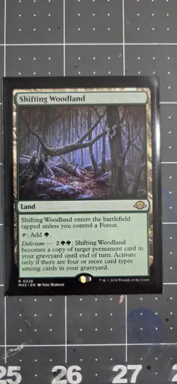 Magic the Gathering Shifting Woodland #228 Modern Horizons 3 Card - Image 1