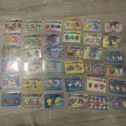 Pokemon Vintage Pocket Monsters Vending HOLO Prism Stickers (36 Cards) Laser - Image 1