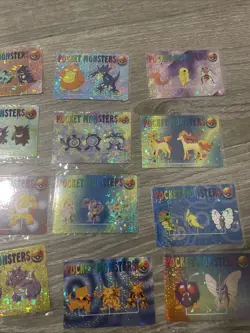 Pokemon Vintage Pocket Monsters Vending HOLO Prism Stickers (36 Cards) Laser - Image 4