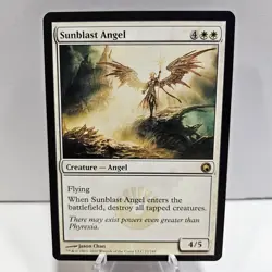 MTG Sunblast Angel Scars of Mirrodin 22/249 Regular Rare - Image 1