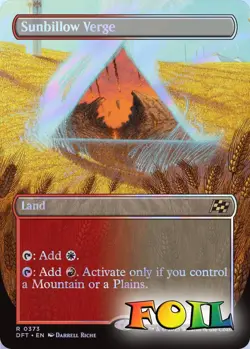 Sunbillow Verge Borderless 0373 MTG Aetherdrift Rare NP Foil - Image 1