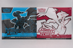 Pokemon TCG Scarlet and Violet Black Bolt/White Flare Pokemon Center ETBs Sealed - Image 1