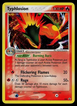 Pokemon Card - Typhlosion Nintendo Black Star Promo 034 Holo - Image 1