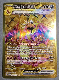 Pokemon Charizard ex 228/197 Obsidian Flames Hyper Rare Full Art Tera Holo - Image 1