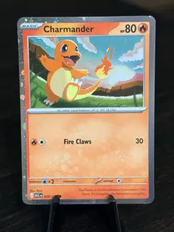 Charmander 20/217 Cosmo Holo Promo NM/M (Pokemon Ascended Heroes) - Image 1