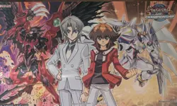 Yu-Gi-Oh! 2022 Championship Win-A-Mat - Jaden & Aster Phoenix - Official Playmat - Image 1