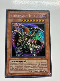 Yugioh Chaos Emperor Dragon - Envoy of the End IOC-000 Secret Rare VLP - Image 1