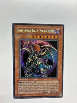 Yugioh Chaos Emperor Dragon - Envoy of the End IOC-000 Secret Rare VLP - Image 2
