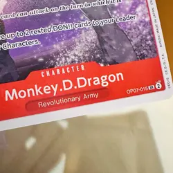 Monkey.D.Dragon (Monkey.D.Luffy's dad), OP07-015, SR, english, One Piece Card - Image 5