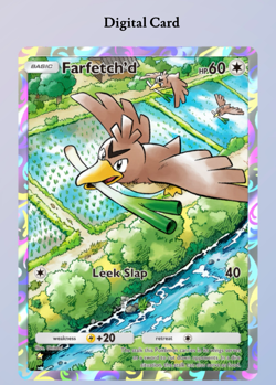 (Digital Card) Farfetch'd Full-Art 1⭐, Pokemon TCG Pocket, English - Image 1
