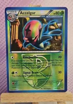 Pokemon TCG: Accelgor (Reverse Holo) 8/101 - Plasma Blast - MP Condition - Image 1
