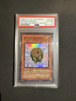 Yu-Gi-Oh Super Rare Winged Kuriboh GX1-EN002 PSA Grade 10 Near Mint Condition - Image 1