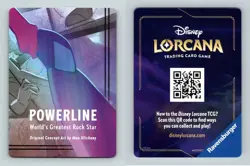 Bottom Right Fabled 2025 Disney Lorcana Powerline / QR Puzzle Art Card - Image 1