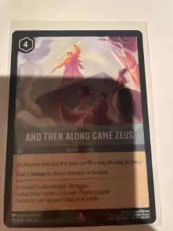 1x And Then Along Came Zeus #195/204 Disney Lorcana - Image 1