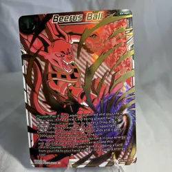 Dragon Ball Super Card Beerus Ball Malicious Machinations SPR BT8-022 - Image 2