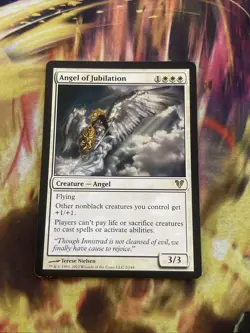 MTG Angel of Jubilation Avacyn Restored #2/244 Rare Magic The Gathering Card - Image 1