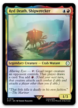 Red Death, Shipwrecker #116 (Foil) (NM) Fallout PIP Magic MTG - Image 1