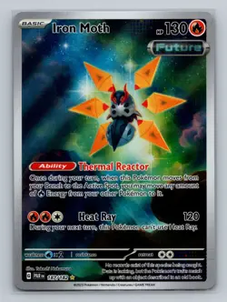 Pokemon SV04: Paradox Rift #187/182 Iron Moth - Image 1