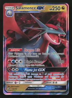 Salamence GX #44/70 Dragon Majesty Pokemon (1A) - Image 1