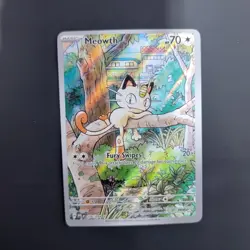 Pokemon TCG Meowth 106/094 IR Phantasmal Flames Near Mint Holo - Image 3