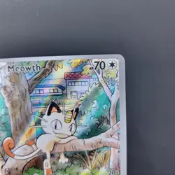 Pokemon TCG Meowth 106/094 IR Phantasmal Flames Near Mint Holo - Image 5