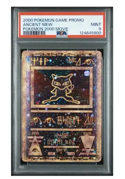 Pokemon 2000 Game Movie Promo Ancient Mew Pokemon 2000 Movie PSA 9 - Image 1