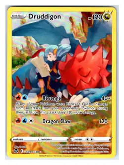 Pokemon TCG - Druddigon - SWSH12: Silver Tempest Trainer Gallery TG09/TG30 Ultra - Image 1