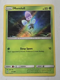 Pokemon TCG Morelull (Holo Common) 3/18 Detective Pikachu Holo - Image 1