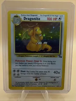 1999 Pokemon Jungle Dragonite 4/62 Holo - Image 1