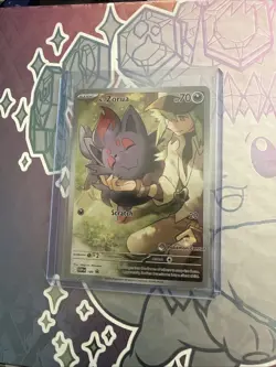N's Zorua SVP 189 Pokemon Center Exclusive Stamp Promo NM - Image 1