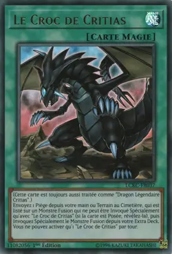 Yu-Gi-Oh : Le Croc de Critias | LCKC-FR037 | Ultra Rare | NM | FR - Image 1