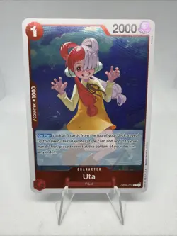 Uta Holo Rare Op09-002 English One Piece Emperors In The New World NM - Image 1