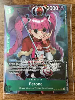 🔥 One Piece TCG Perona OP09-034 Illustration Box Vol. 4 Promo Sealed - Image 1