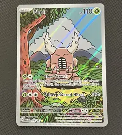 Pokemon Pinsir Illustration Rare Full Art Holo Card Sv06 168/167 HP 110 - Image 1