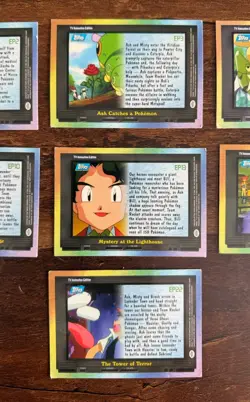 MINT Topps Limited Edition Pokemon Cards - Pikachu's Vacation, TV Animation, Etc - Image 5