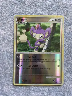 Pokemon Card - Aipom - Reverse Holo (43/95 - Unleashed) - Image 1