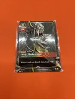 Master Yi - Wuju Blademaster Riftbound Metal Card Prize Wall Item 1 Of 35 Copies - Image 1