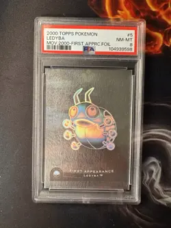 Topps Pokemon 2000 The Movie First Appearance Ledyba 5 Of 6 Holo💎PSA 8 Mint💎 - Image 1