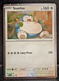 Snorlax 122 Sv: Scarlet & Violet Promo Cosmos Holo SVP EN 122 Pokemon NM - Image 1