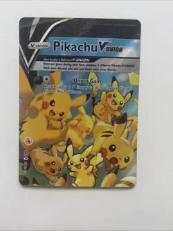 ULTRA RARE Pikachu V-Union 4-Card Set Pokemon SWSH139-142 Holo Black Star Promo - Image 2