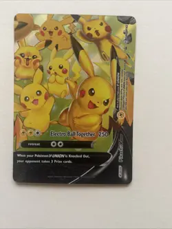 ULTRA RARE Pikachu V-Union 4-Card Set Pokemon SWSH139-142 Holo Black Star Promo - Image 5