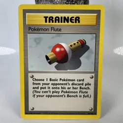 Pokemon TCG Pokemon Flute Base Set 86/102 Regular LP - Image 1