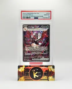 2024 Pokemon PAF Charizard ex Special Illustration Rare PSA 10 - Image 1