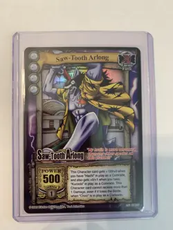 2005 One Piece The Quest Begins CCG Saw-Tooth Arlong Rare Foil Card CH029 - Image 1